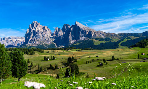 Panoramic view of landscape against sky