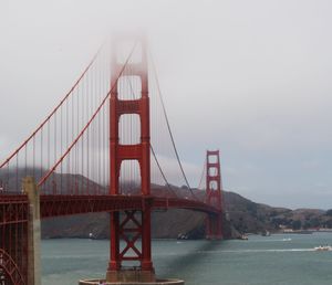 Golden gate bridge in city