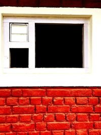 Brick wall with windows