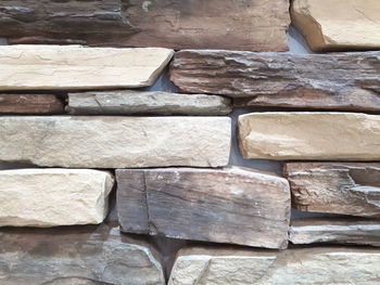 Full frame shot of stone wall