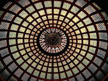 Low angle view of ceiling