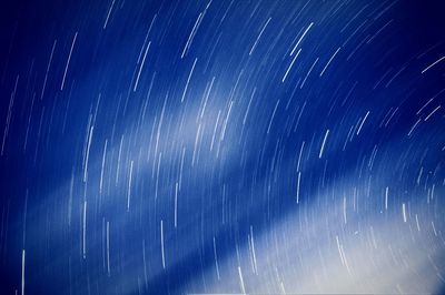 Low angle view of moon at night