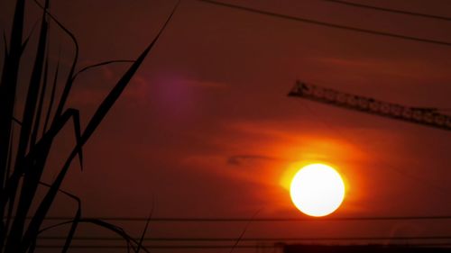 Scenic view of sky at sunset