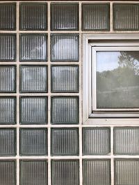 Full frame shot of building window