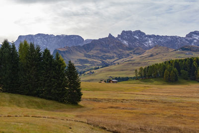 Scenic view of landscape against sky