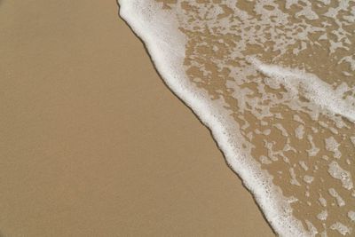 Shot of sand at beach