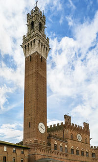 Low angle view of historical building against sky