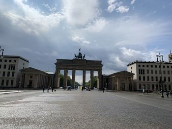 Brandenburg gate berlin in lockdown 