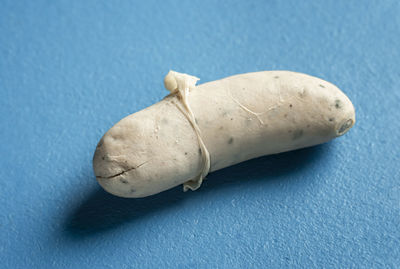 High angle view of bread on table