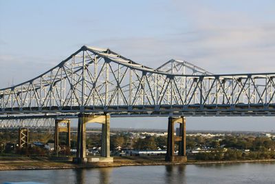 Bridge over river against sky