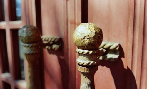 Close-up of statue