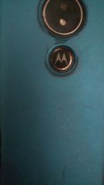 Full frame shot of blue door