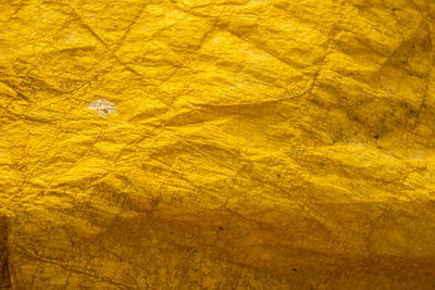 Full frame shot of yellow paper