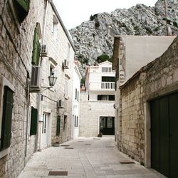 Narrow alley in old town