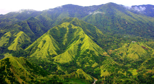 Scenic view of mountains