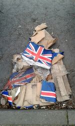 Flag on beach