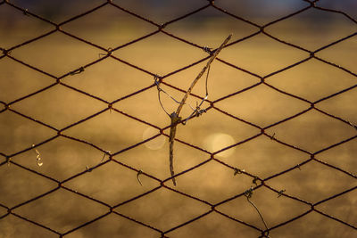 Full frame shot of chainlink fence