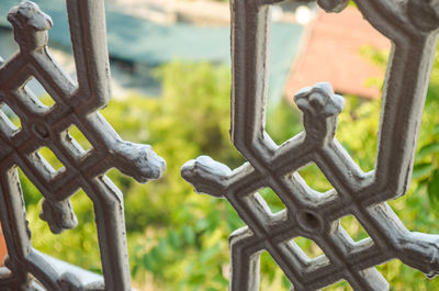 Close-up of chainlink fence