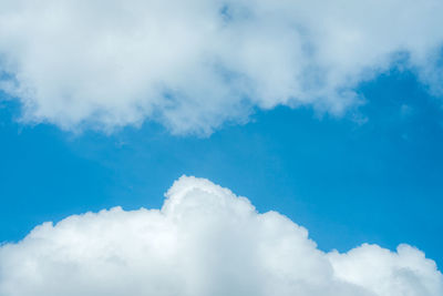 Low angle view of clouds in sky