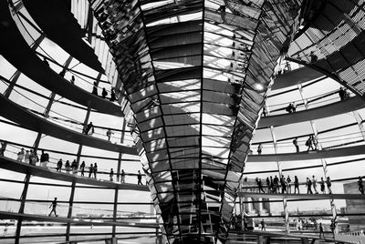 Low angle view of modern building