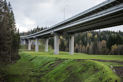 Bridge over field