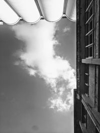 Low angle view of building against sky