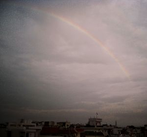 Cloudy sky over city