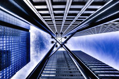 Low angle view of building against sky