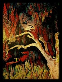 Close-up of abstract pattern on paper