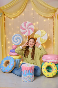 Close-up of christmas decoration