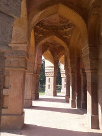 Corridor of historic building