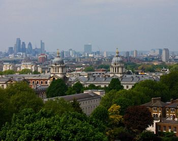 View of buildings in city