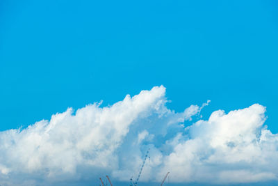 Low angle view of clouds in sky