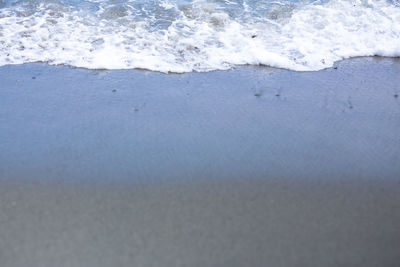 High angle view of beach