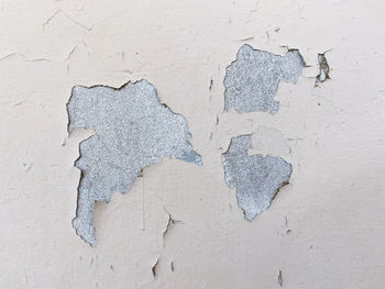 Full frame shot of peeled wall