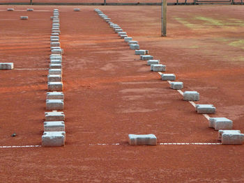 Details of tennis court