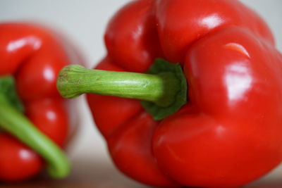 Close-up of red bell peppers