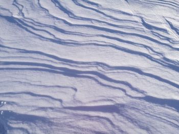 Full frame shot of snow