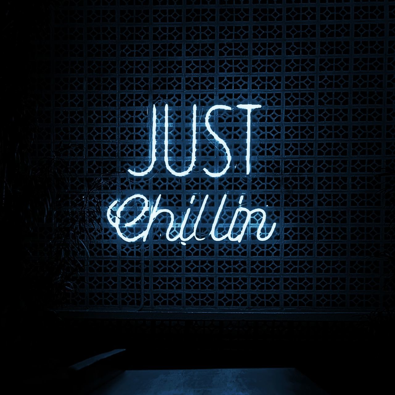 text, western script, communication, no people, sign, capital letter, illuminated, neon, indoors, close-up, blue, technology, information, single word, night, pattern, disabled access, number, studio shot, message