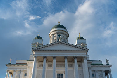 Low angle view of building against sky