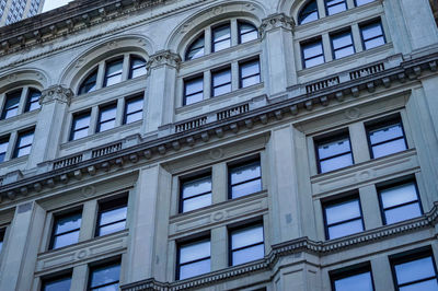 Low angle view of building in city