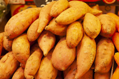Close-up of food for sale at market