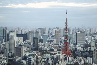 View of tokyo tower at roppongi hills