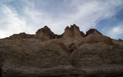 Scenic view of rocky mountains against sky