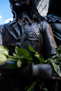 Close-up of buddha statue