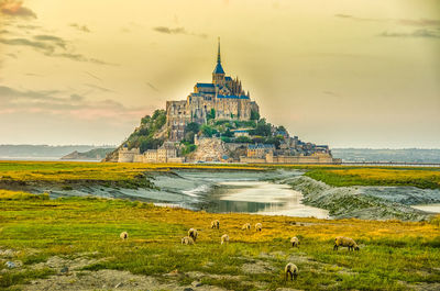 View of castle against sky