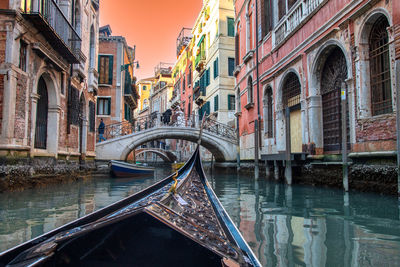 Boats in canal