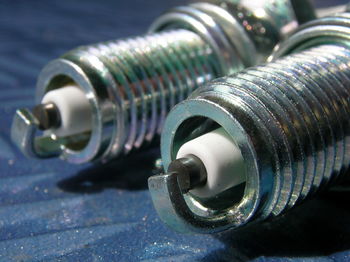 Close-up of machine part