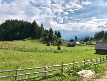 Scenic view of landscape against sky