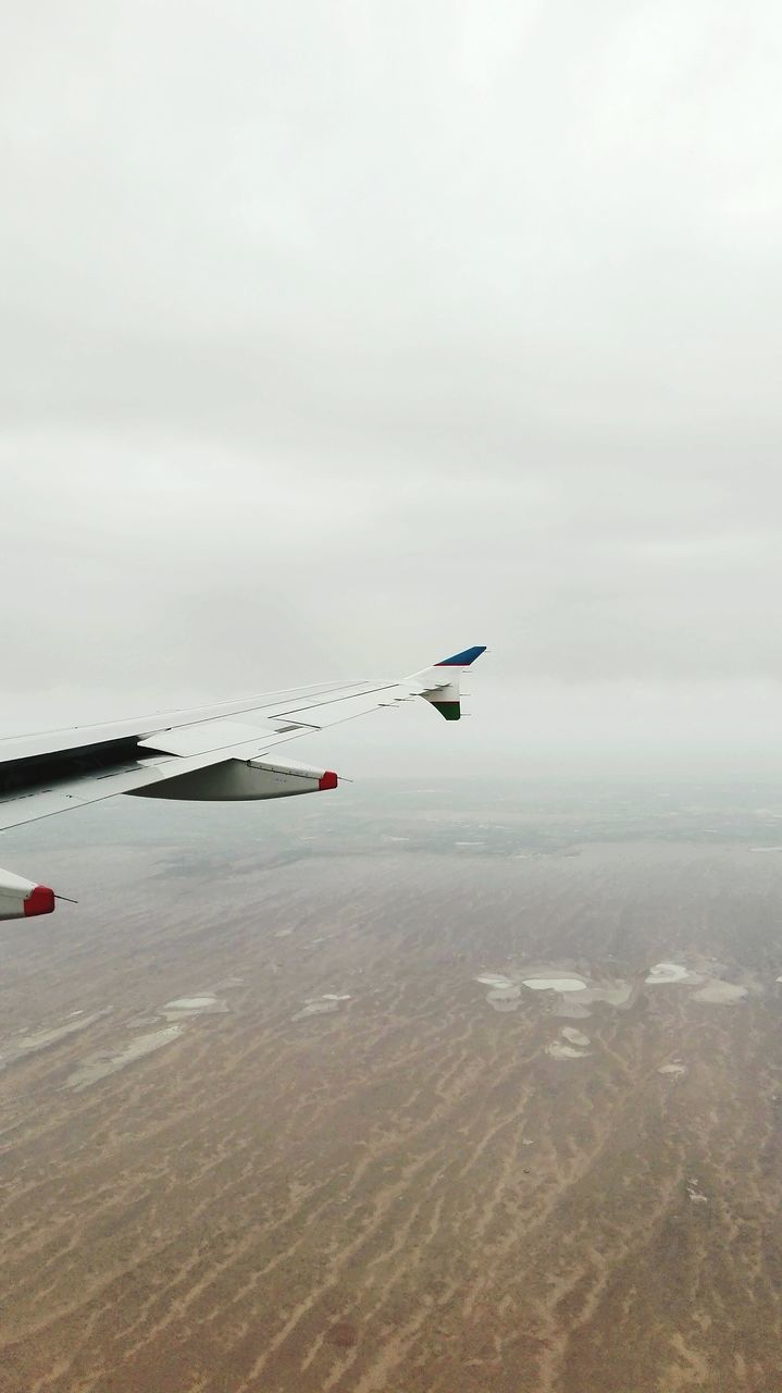 AIRPLANE FLYING ABOVE SKY
